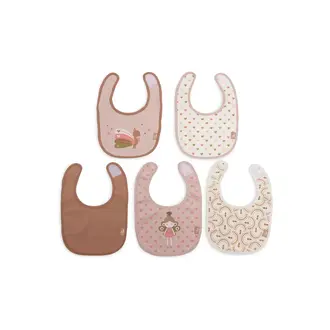 Jollein Slab Jersey Waterproof - Soft Plumes - 5 Stuks