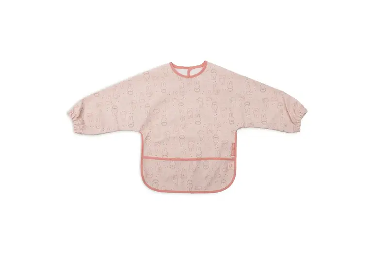 Jollein Slab Waterproof met Mouw - Nijntje Moments Silk Rose