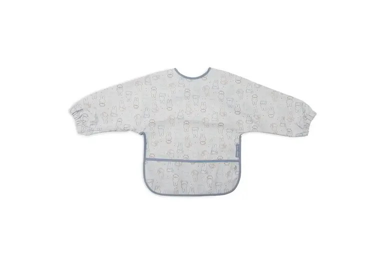 Jollein Slab Waterproof met Mouw - Nijntje Moments Cloude Blue