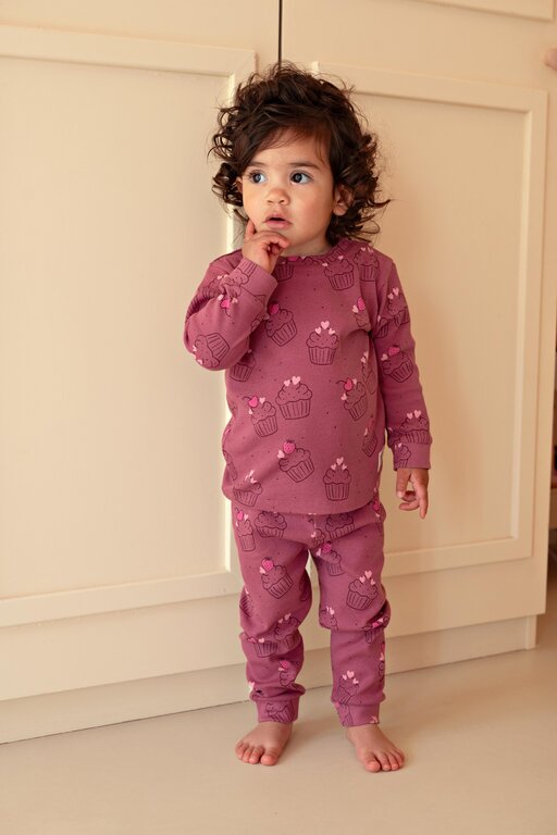 Feetje Pyjama Chloe Cupcake Violet