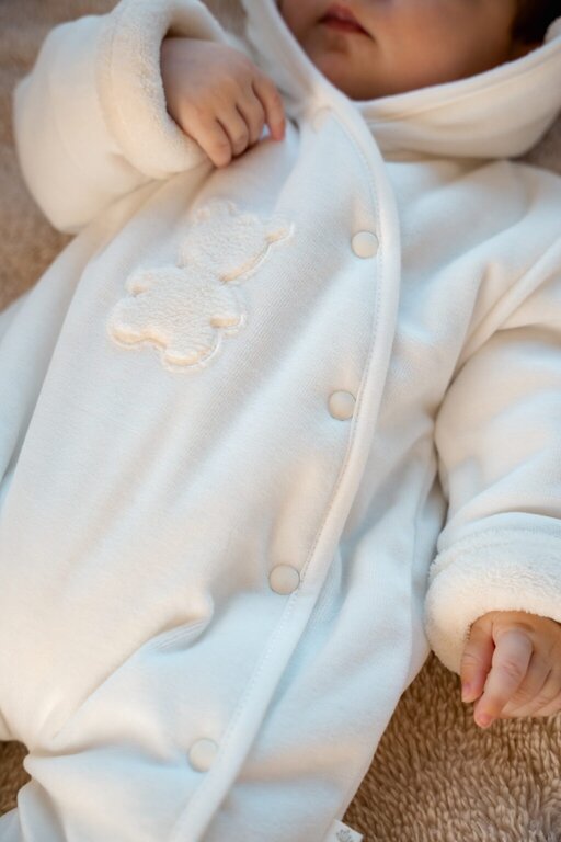 Living Nature Winter Onesie velours écru