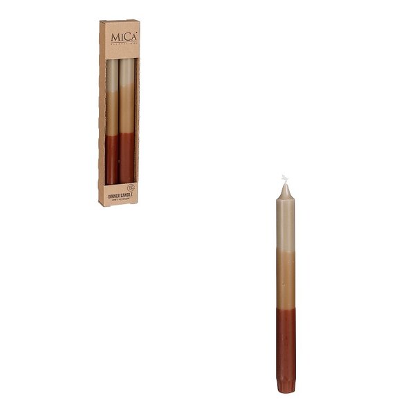 Mica kaarsen lang 3 kleurig 1122885