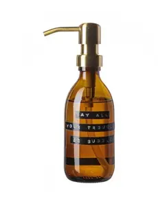 Wellmark Hand Soap amber/brass bamboo 250ml MAY ALL  YOUR