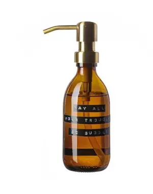 Wellmark Hand Soap amber/brass bamboo 250ml MAY ALL  YOUR