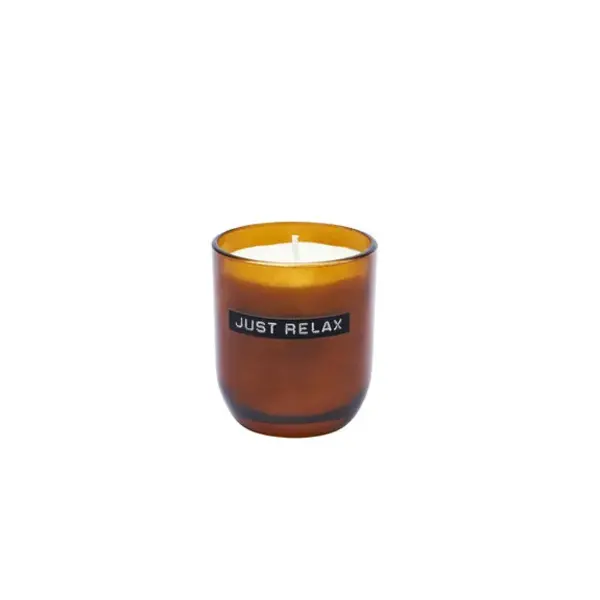 Wellmark Candle Jar cederwood - Amber