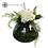 INITIALS Vase candleholder boudoir bol smoke glass