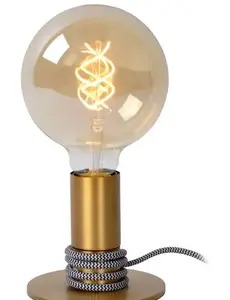 Lucide Lucide MARIT - Tafellamp - 1xE27 - Mat Goud / Messing