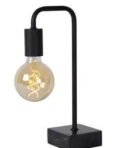 Lucide Lucide LORIN - Tafellamp - 1xE27 - Zwart