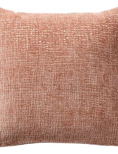 Dutchdecor SIBIL - Kussenhoes 45x45 cm - subtiele structuur - Cork - roze