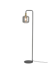 Light & Living Vloerlamp 32x28x155 cm LEKAR antiek  brons+smoke glas