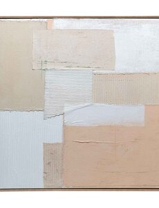 Andrea House Beige geometrisch abstract schilderij