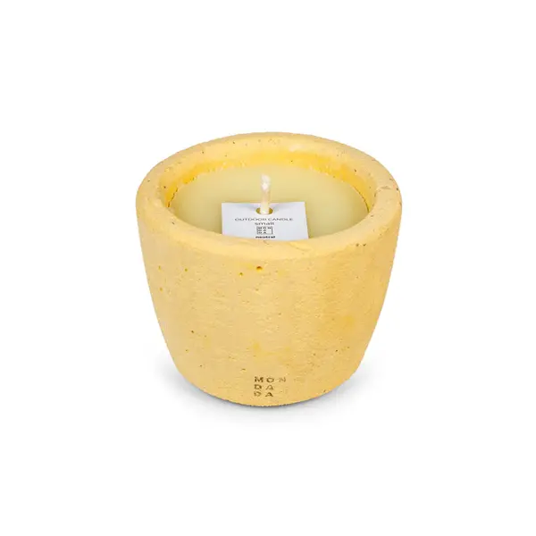 Mondada Outdoor: The Table Color Candle Mustard