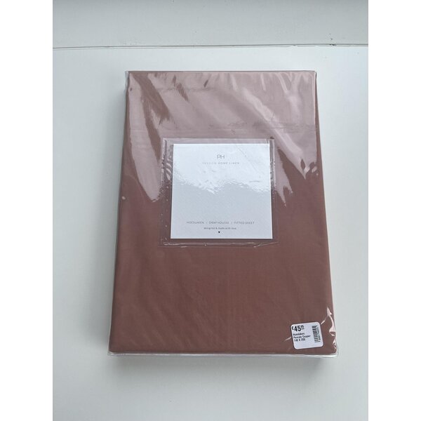 Passion home linen Hoeslaken Percale Copper 140 X 200