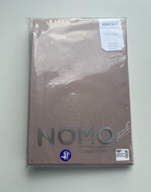 Nomo Hoeslaken Gloss Percale 180 x 200 x 25 cm rosa