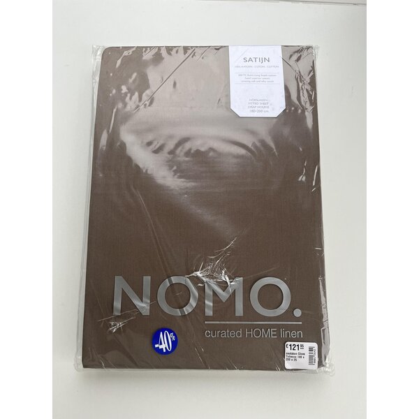 Nomo hoeslaken Gloss Tobacco 180 x 200 x 25