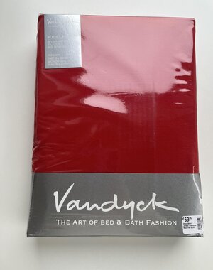 Vandyck Hoeslaken Jersey Supreme Red 140 x200