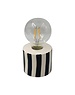 Opjet Opjet Sierlamp streep zwart