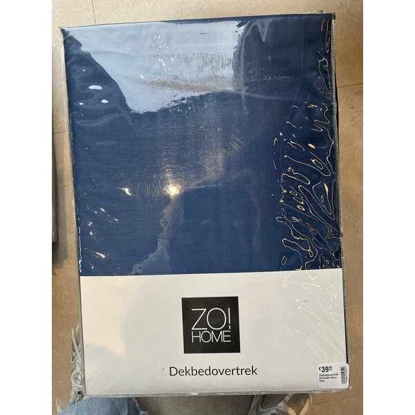 Zo-Home Dekbedovertrek Satinado Navy blue