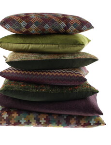 Claudi Kussen CHirelle 45x45cm Aubergine