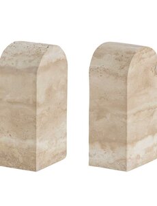 Andrea House Tavertine bookends 2st. - 7x5x14cm