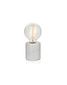 Andrea House White marble lamp  Ø8X9 cm