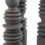 By-Boo Totem - brown set of 3 - 7x7x45cm/7x7x36cm/7x7x26,5cm
