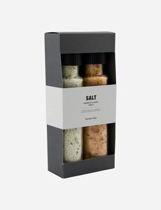 Nicolas Vahe Gift box, Nicolas Vahé Parmesan & basil salt & chilli salt