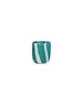 Pomax CANNES - vaas/windlicht - glas - DIA 7 x H 8 cm - aqua