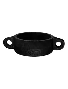 Pomax CHANELLE - bowl - mango wood - L 27 x W 17 x H 7 cm - black