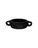 Pomax CHANELLE - bowl - mango wood - L 27 x W 17 x H 7 cm - black