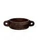 Pomax CHANELLE - kom - mango hout - L 36,5 x W 24 x H 9 cm - walnoot