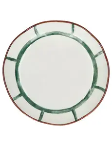 Pomax MYKONOS - blate - porselein - DIA 20 x H 3,5 cm - groen