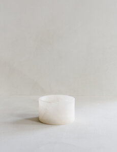 Ceramic by Rosa theelicht plat breed-will-beige