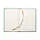 Designworks Collective Suedette Hardcover Journal - green - linear B