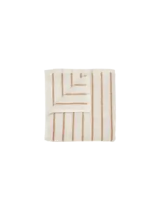 Blomus Gastendoekje -ARTO- Kleur Moonbeam/Amber Bruin afmeting 30 x 50 cm