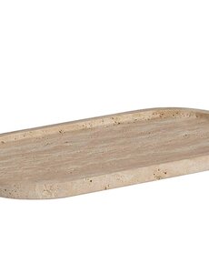 Andrea House Travertine tray 30 x 15 x 1.5 cm
