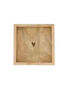 zusss servethouder hout hartje 12,5x12,5cm