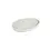 PTMD Seon White cement egg shaped plate S