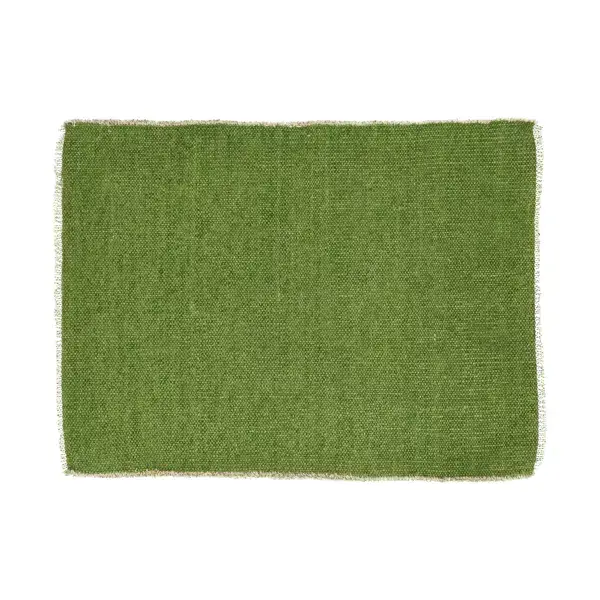 Pomax FRIVOLE - placemat - katoen / . - L 50 x W 35 cm - kaki
