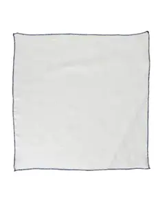 Pomax CARTE BLANCHE - servet - linnen - L 45 x W 45 cm - blauw