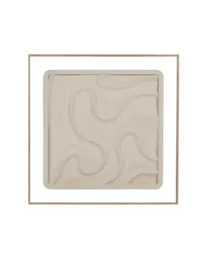 Pomax LA MARÉE BASSE - muur deco - hout - L 60 x W 3,5 x H 60 cm - beige