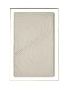 Pomax LA MARÉE BASSE - muur deco - hout - L 80 x W 3,5 x H 120 cm - beige