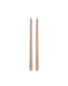 Piffany LED slim taper candle, Beige, Smooth, 2-pack, 2,3x32 cm