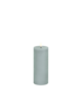 Piffany LED pillar candle, Dusty green, Rustic, 7,8x20 cm