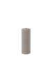 Piffany LED pillar candle, Sandstone, Smooth, 5,8x15,2 cm