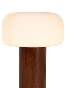 Lucide Lucide KENAN - Tafellamp - Ø 22 cm - 1xE14 - Hout