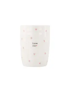 zusss Koffiemok hartjes lieve zus wit / roze wit / roze