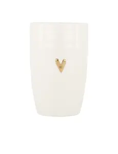 zusss mok L hartje wit/goud