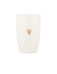 zusss mok L hartje wit/goud