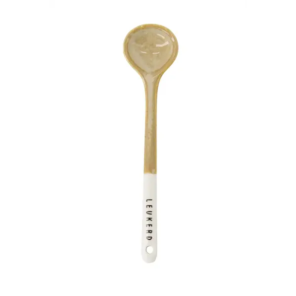 zusss lepeltje keramiek leukerd wit/zand